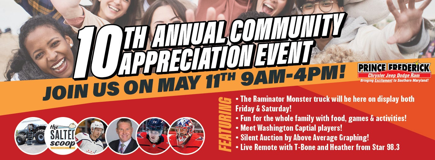 10th Annual Community Appreciation Event this Saturday!